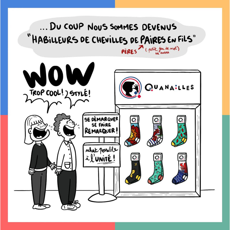 Chaussettes originales Quanailles