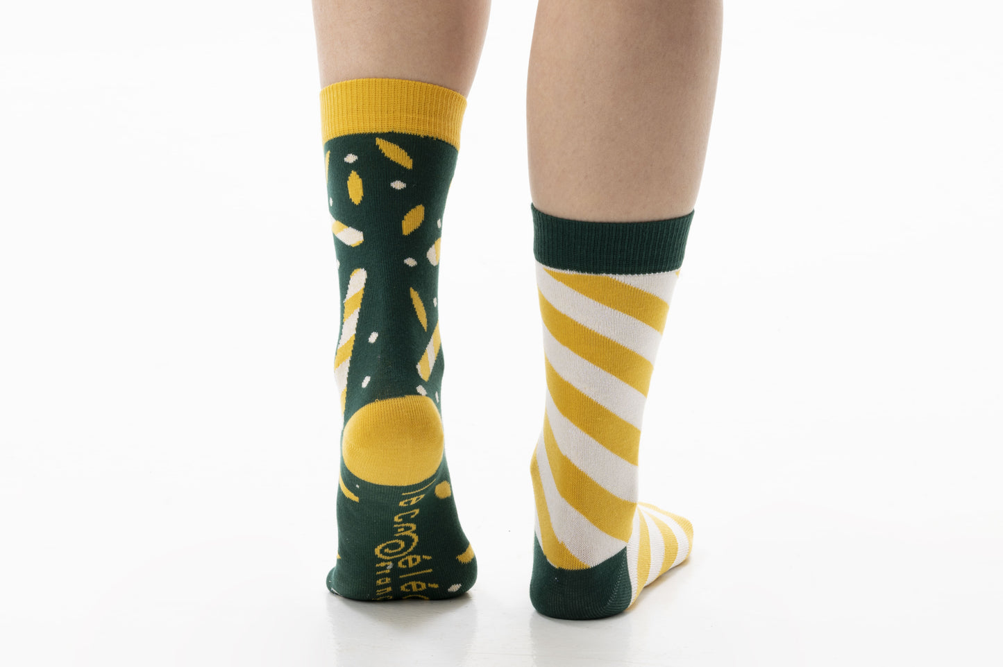 Sucres d'orge de Noel | Paire de chaussettes dépareillées