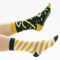 Sucres d'orge de Noel | Paire de chaussettes dépareillées