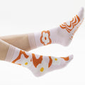 Flower power | Paire de chaussettes dépareillées