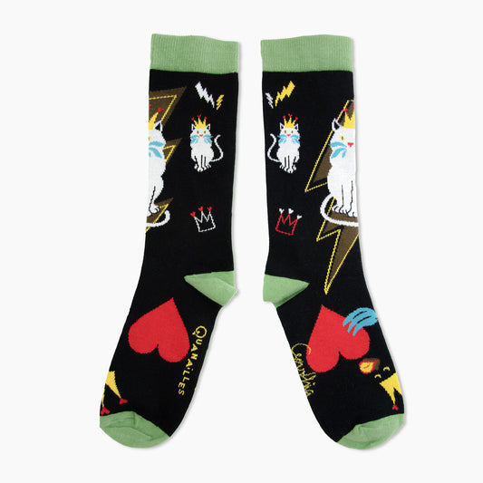 Cynthia | Paire de chaussettes "Mon chat d'amour"
