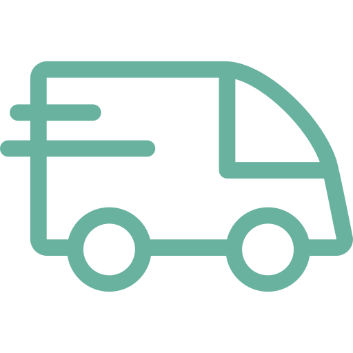 camion de livraison contours verts