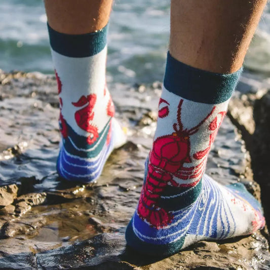 chaussettes Quanailles cadeau fête des pères style confort, qualité, fabriqué en France éthique respect de l'environnement
